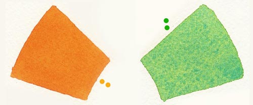 secondary colors, orange, green, art theory, watercolor, color wheel, art tutorial