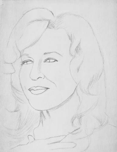 bette midler, celebrity portrait art instruction