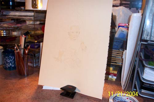 free art lesson - portrait drawing art
