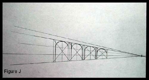 drawing a bridge using perspective