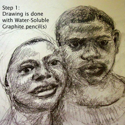 pencil demo, free art lesson