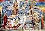 Beatrice Addressing Dante from the car by William Blake