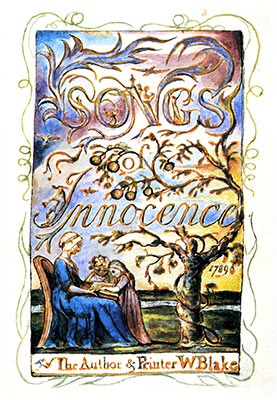 Title Page from Songs of Innocence art