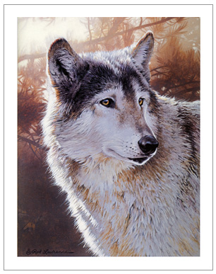 wolf painting demo